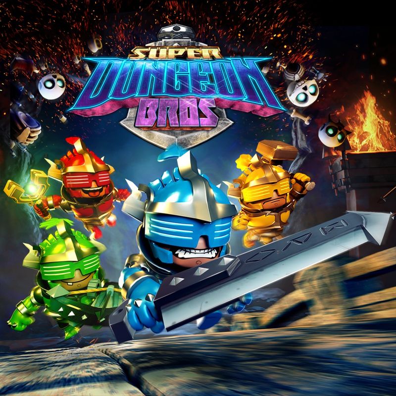 Super Dungeon Bros box art for Playstation 4